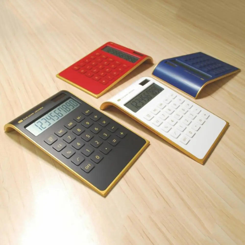 Solar Power Fashion Inclined School Office 10 Digits Desktop Calculator Tool Battery or Solar 2in1 Powered
Solar Power Fashion Inclined School Office 10 Digits Desktop Calculator Tool Battery or Solar 2in1 Powered