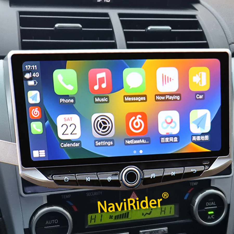Автомобильный мультимедийный видеоплеер 10 88 дюймов Android Qled экран радио для Toyota