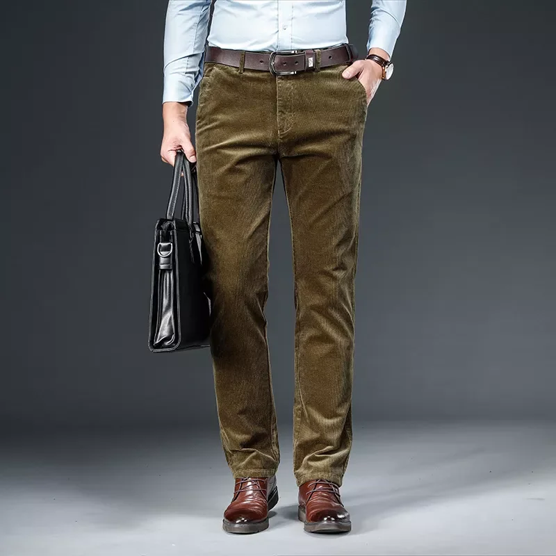 Winter Thick Section Corduroy Men's Cotton Casual Pants Business Corduroy Trousers Men Brown Straight Long Pants 28-42
Winter Thick Section Corduroy Men's Cotton Casual Pants Business Corduroy Trousers Men Brown Straight Long Pants 28-42