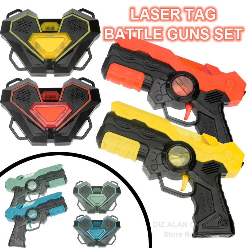 Laser Tag Battle Gun Kit Electric Infrared Toy Guns Weapon Kids Laser Strike Pistols For Boys Children Indoor Outdoor Sports
Laser Tag Battle Gun Kit Electric Infrared Toy Guns Weapon Kids Laser Strike Pistols For Boys Children Indoor Outdoor Sports