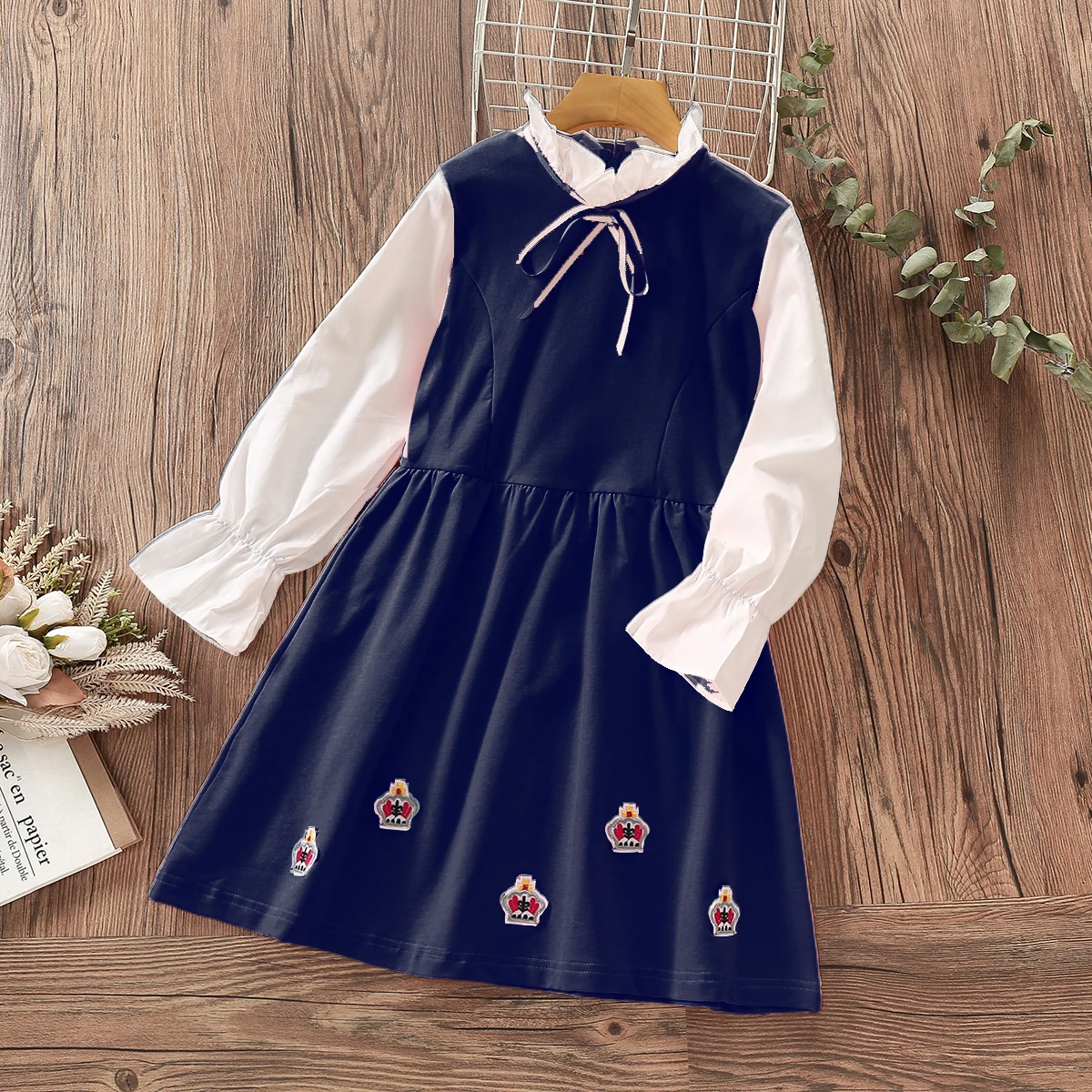 School Uniform Girls Clothes for Teenagers Girl Dress Spring Autumn Long Sleeve Children Clothing Kids Costume 8 10 12 14 Years
School Uniform Girls Clothes for Teenagers Girl Dress Spring Autumn Long Sleeve Children Clothing Kids Costume 8 10 12 14 Years