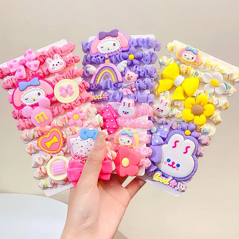 5Pcs/set Tie Hair Head Ropes Kids Cute Cartoon Large Intestine Scrunchie Elastic Hair Bands Rubber Band Girls Hair Accessories
5Pcs/set Tie Hair Head Ropes Kids Cute Cartoon Large Intestine Scrunchie Elastic Hair Bands Rubber Band Girls Hair Accessories