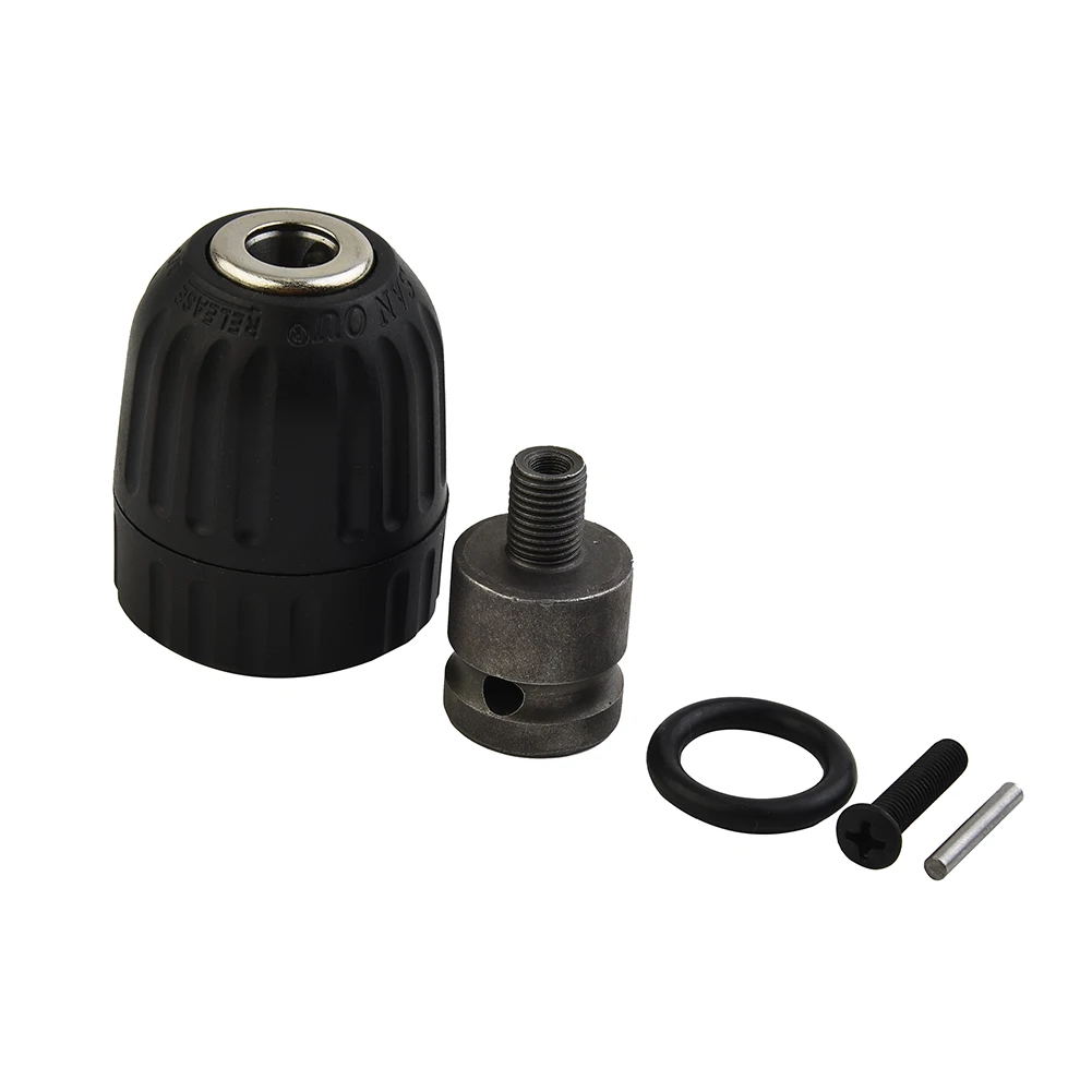 0.8-10mm Keyless Drill Chuck Converter 3/8-24UNF Thread Drill Bits Adapter 1/2\" Square Socket Adaptor For Impact Driver Drill
0.8-10mm Keyless Drill Chuck Converter 3/8-24UNF Thread Drill Bits Adapter 1/2\" Square Socket Adaptor For Impact Driver Drill