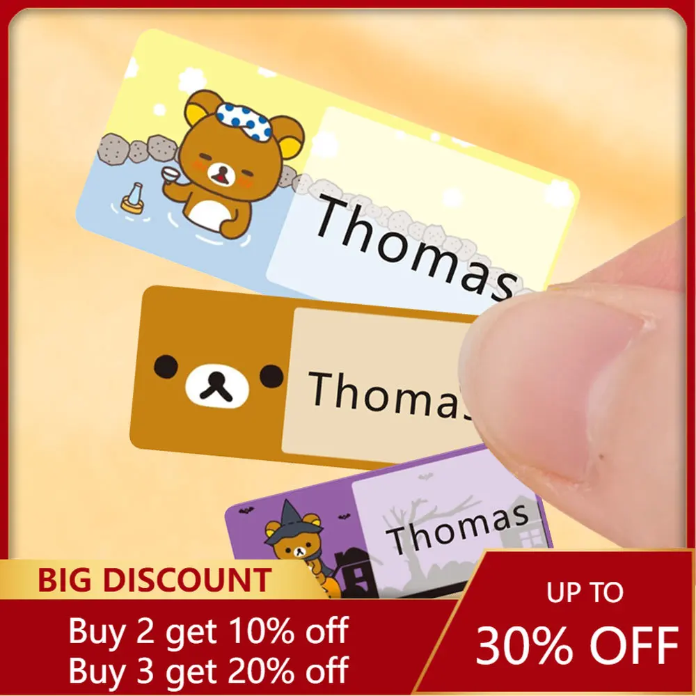114Pcs Name Tag Sticker Cute Bear Decals Waterproof Personalized Labels Children School Stationery Pencil Tag Office Stickers
114Pcs Name Tag Sticker Cute Bear Decals Waterproof Personalized Labels Children School Stationery Pencil Tag Office Stickers