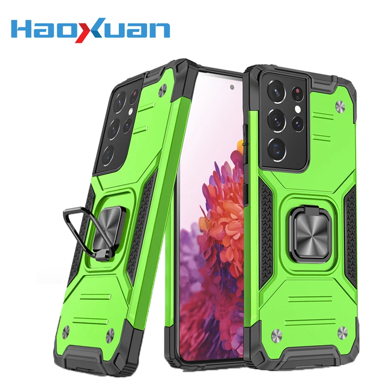 

Case For Samsung Galaxy S8 S9 S10 S11 S10E S20FE Shockproof Ring Armor Phone Cover For Samsung S20 S21 S30 S22 Plus Ultra S21FE