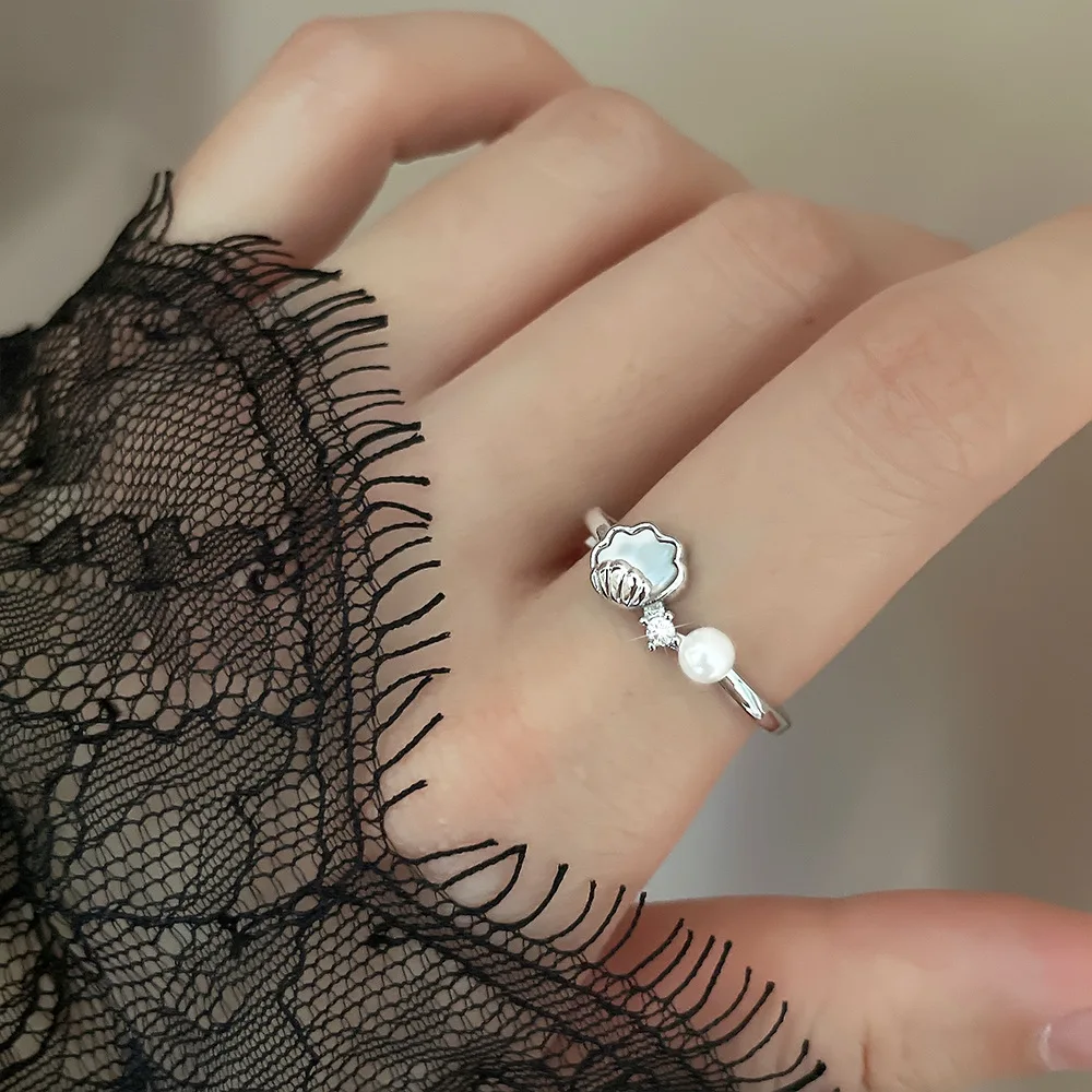 VENTFILLE Silver Color Pearl Ring for Women Girl Gift Natural Shell Crystal Elegance Jewelry Wholesale Dropship
VENTFILLE Silver Color Pearl Ring for Women Girl Gift Natural Shell Crystal Elegance Jewelry Wholesale Dropship