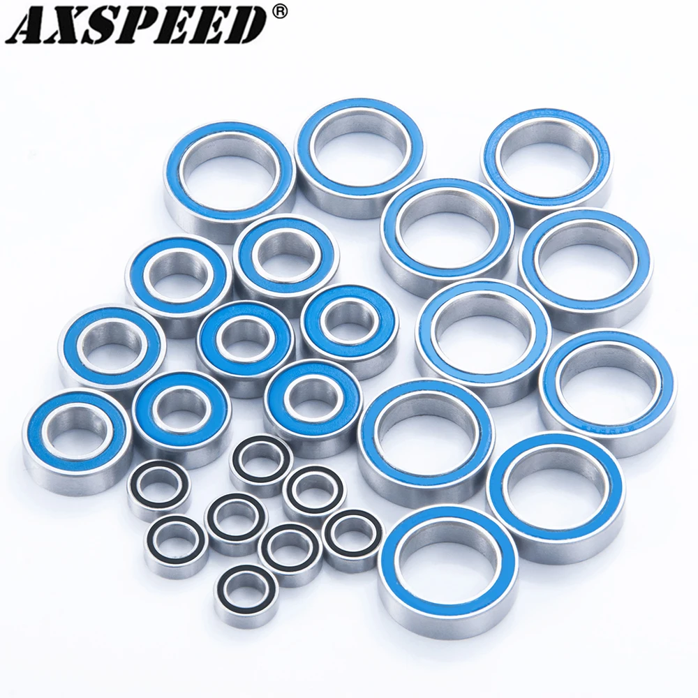 Полный комплект подшипников AXSPEED для Tekno EB410, ET410, EB410.2 и ET410.2, голубые шарикоподшипники, обновленные детали, 26 шт.
Полный комплект подшипников AXSPEED для Tekno EB410, ET410, EB410.2 и ET410.2, голубые шарикоподшипники, обновленные детали, 26 шт.
