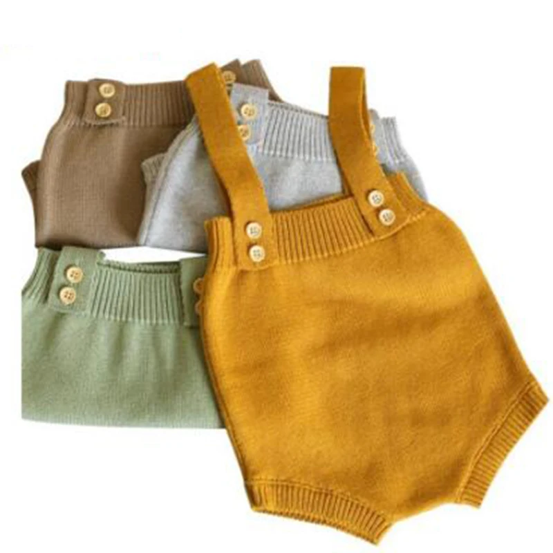 Baby Knitting Rompers Cute Overalls Newborn Baby Girls Boys Clothes Baby Girl Boy Sleeveless Romper Jumpsuit 0-24m
Baby Knitting Rompers Cute Overalls Newborn Baby Girls Boys Clothes Baby Girl Boy Sleeveless Romper Jumpsuit 0-24m