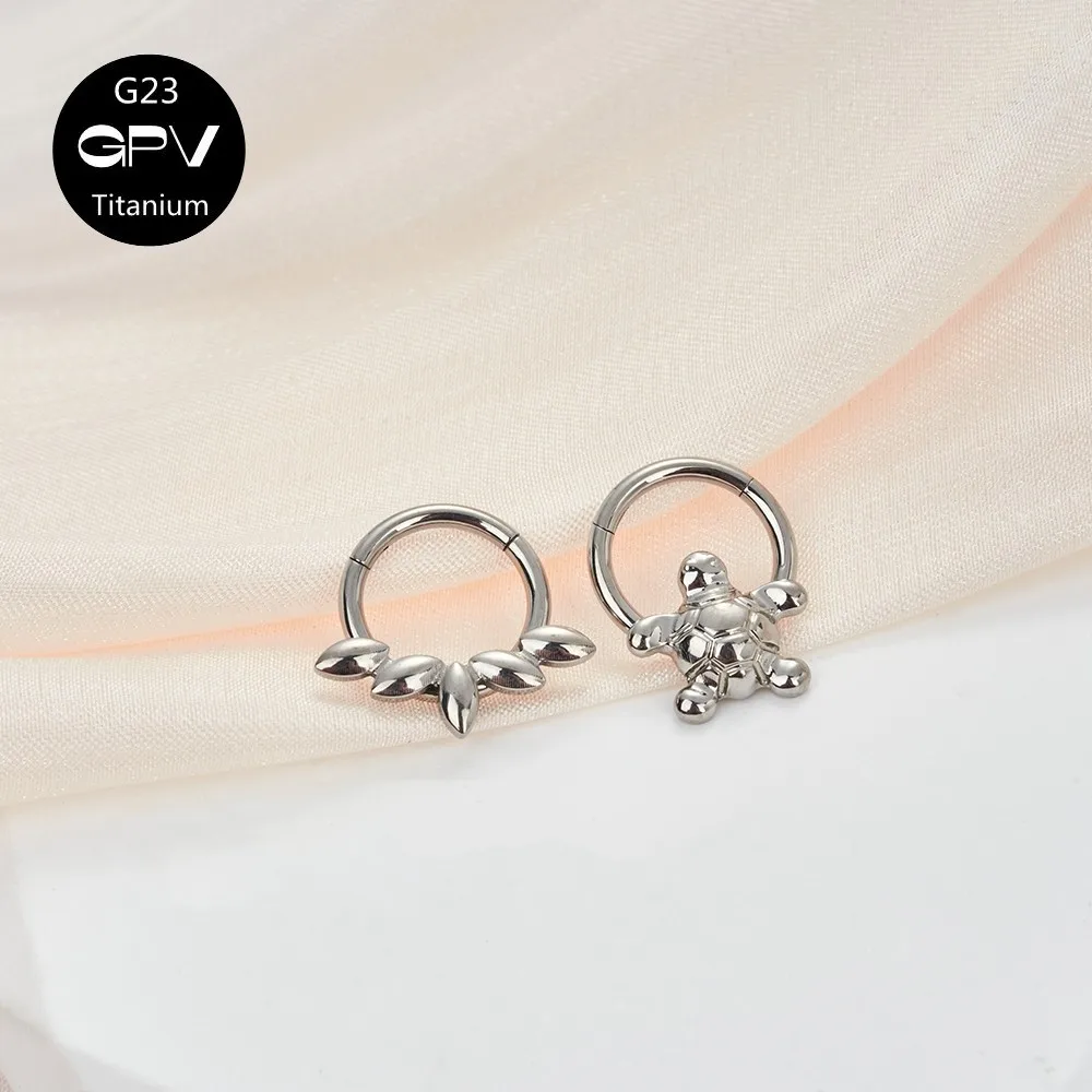 G23 Titanium Seamless Segment Tortoise Rings Nose Hoops Ear Piercing Tragus Nose Rings Ear Cartiliage Tragus Sexy Body Jewelry
G23 Titanium Seamless Segment Tortoise Rings Nose Hoops Ear Piercing Tragus Nose Rings Ear Cartiliage Tragus Sexy Body Jewelry