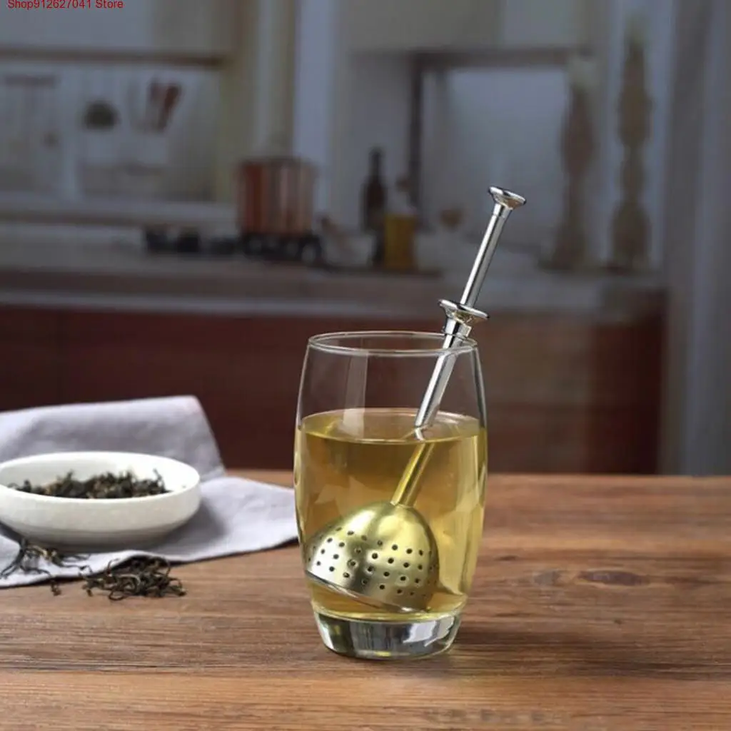 Stainless Steel Teas Strainer Kitchen Portable Seasoning Ball Filter Tea Leaking Press Type Tea Strainer mutfak aksesuarlari
Stainless Steel Teas Strainer Kitchen Portable Seasoning Ball Filter Tea Leaking Press Type Tea Strainer mutfak aksesuarlari