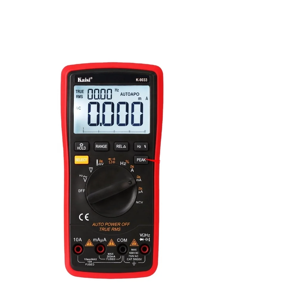 NEW KAISI 9033 Self Protection Not burned Diode Freguence Multimeter Test Current Digital Multimeters With Factory Price
NEW KAISI 9033 Self Protection Not burned Diode Freguence Multimeter Test Current Digital Multimeters With Factory Price