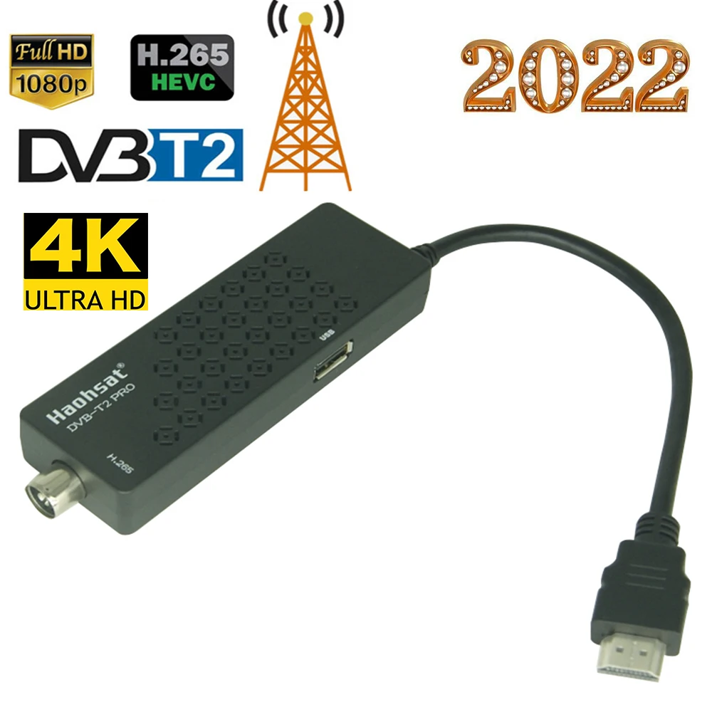 Haohsat DVB T2 Pro Satellite Decoder DVB-T2 TV Stick 4K Italy WIFI Digital Decoder Hevc 10Bit H.265 Digital Satellite Receiver
Haohsat DVB T2 Pro Satellite Decoder DVB-T2 TV Stick 4K Italy WIFI Digital Decoder Hevc 10Bit H.265 Digital Satellite Receiver