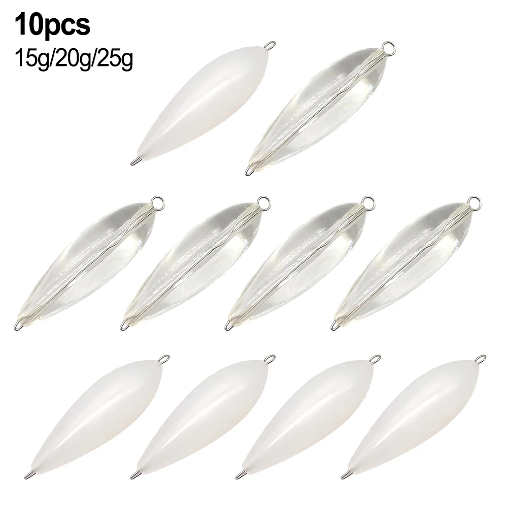 10Pcs Fly Fishing Lure Throwing Aid Floating Water Submerged Throwing Aid 15g 20g 25g Fish Lure Throwing Aid Fishing Tackle
10Pcs Fly Fishing Lure Throwing Aid Floating Water Submerged Throwing Aid 15g 20g 25g Fish Lure Throwing Aid Fishing Tackle