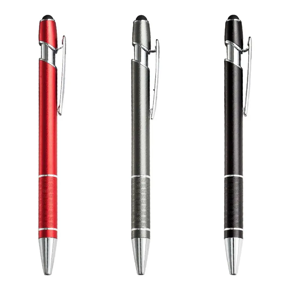 100pcs 2 In1 Metal Press Stylus Ballpoint Pen Mobile Phone Touch Screen Handwriting Advertising Black Blue Ink Custom LOGO Name
100pcs 2 In1 Metal Press Stylus Ballpoint Pen Mobile Phone Touch Screen Handwriting Advertising Black Blue Ink Custom LOGO Name