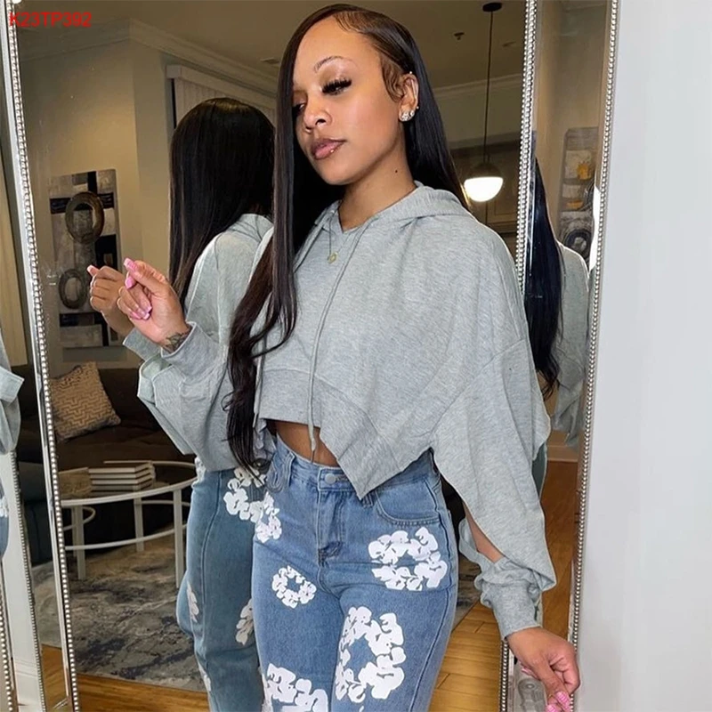 2023 New Fall Fashion Streetwear Print Zipper Long Sleeve Hooded Sweatshirt Women Sports
2023 New Fall Fashion Streetwear Print Zipper Long Sleeve Hooded Sweatshirt Women Sports