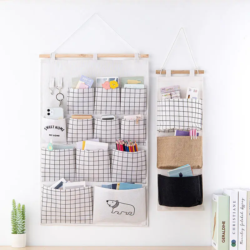 3/4/5/7/12 Pockets Cotton Wall Mounted Storage Bag Home Room Closet Door Sundries Clothes Hanging Bag Cosmetic Toys Organizer
3/4/5/7/12 Pockets Cotton Wall Mounted Storage Bag Home Room Closet Door Sundries Clothes Hanging Bag Cosmetic Toys Organizer
