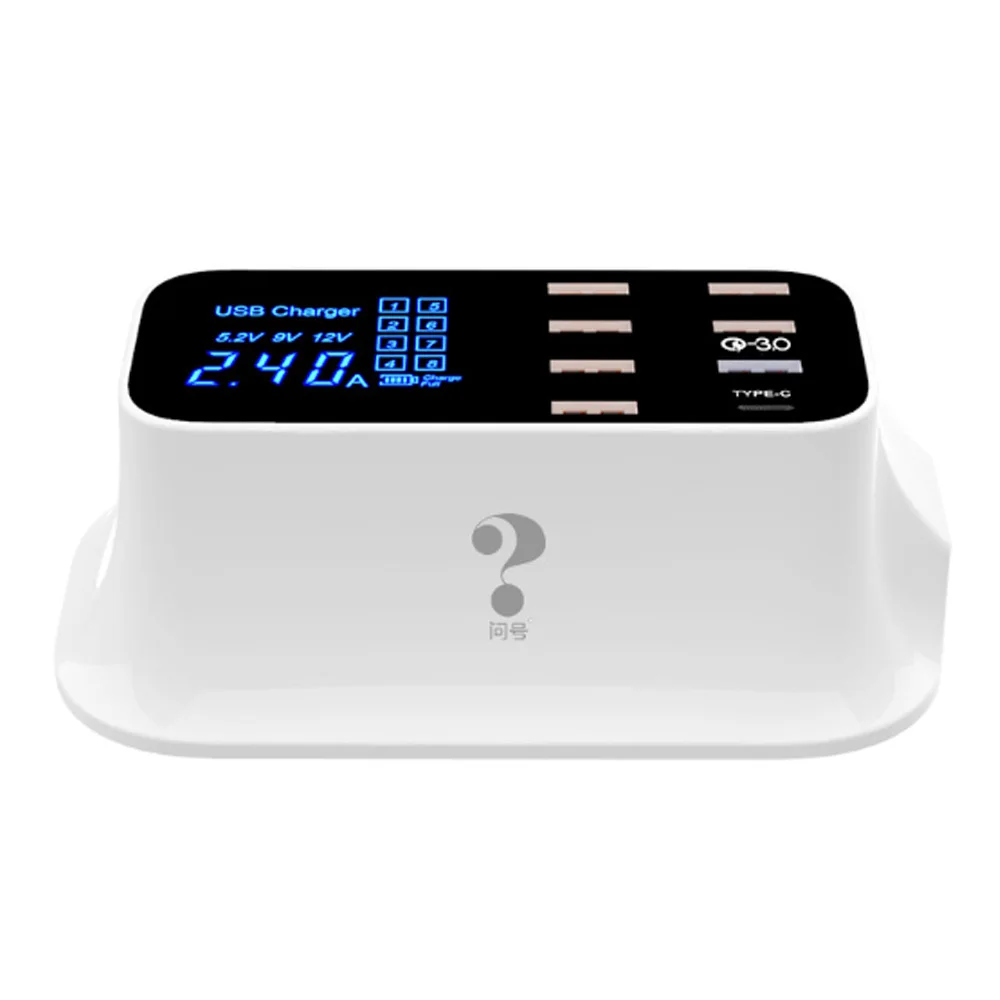3c AU/US/UK/EU стандартное Ce Type-c цифровое Qc3.0 Быстрая зарядка 8 портов Usb зарядное устройство 8a
3c AU/US/UK/EU стандартное Ce Type-c цифровое Qc3.0 Быстрая зарядка 8 портов Usb зарядное устройство 8a