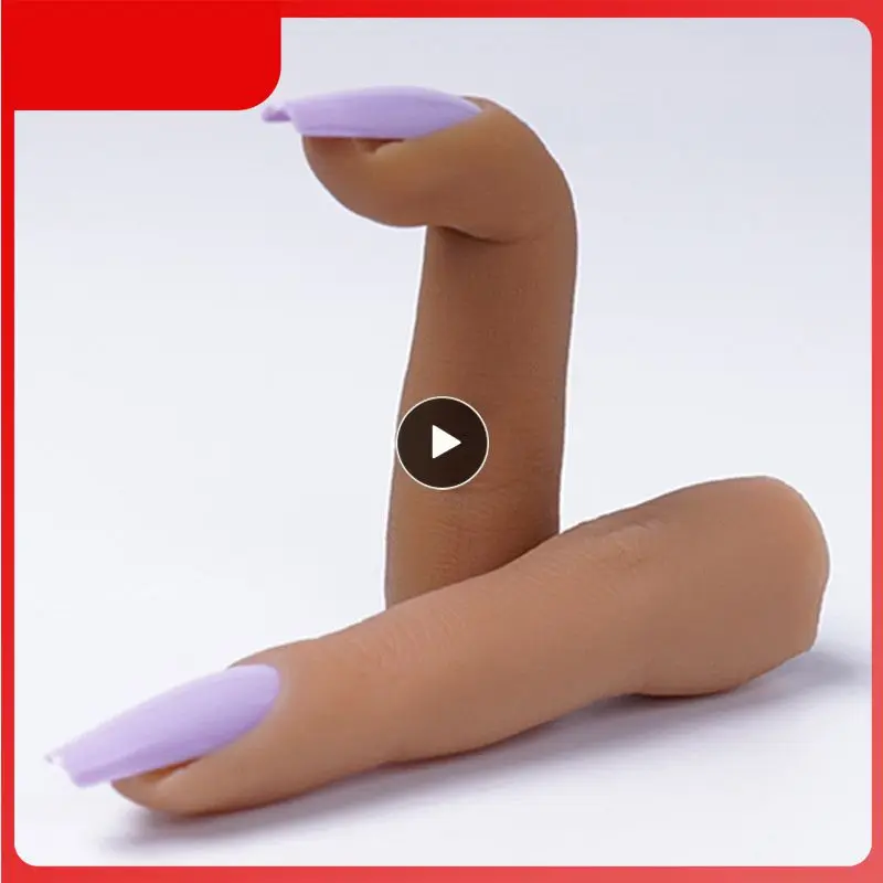 Nail Art Practice Silicone Finger Model With Joints Bendable Adjustable DIY Acrylic For Training Nail Tools
Nail Art Practice Silicone Finger Model With Joints Bendable Adjustable DIY Acrylic For Training Nail Tools
