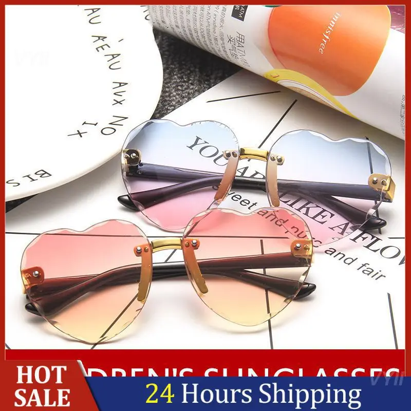 Heart Rimless Kids Sunglasses Fashion Heart Shape Sun Glasses Lens Alloy Kids Sunglasses female Eyewear Frame Driver Goggles
Heart Rimless Kids Sunglasses Fashion Heart Shape Sun Glasses Lens Alloy Kids Sunglasses female Eyewear Frame Driver Goggles