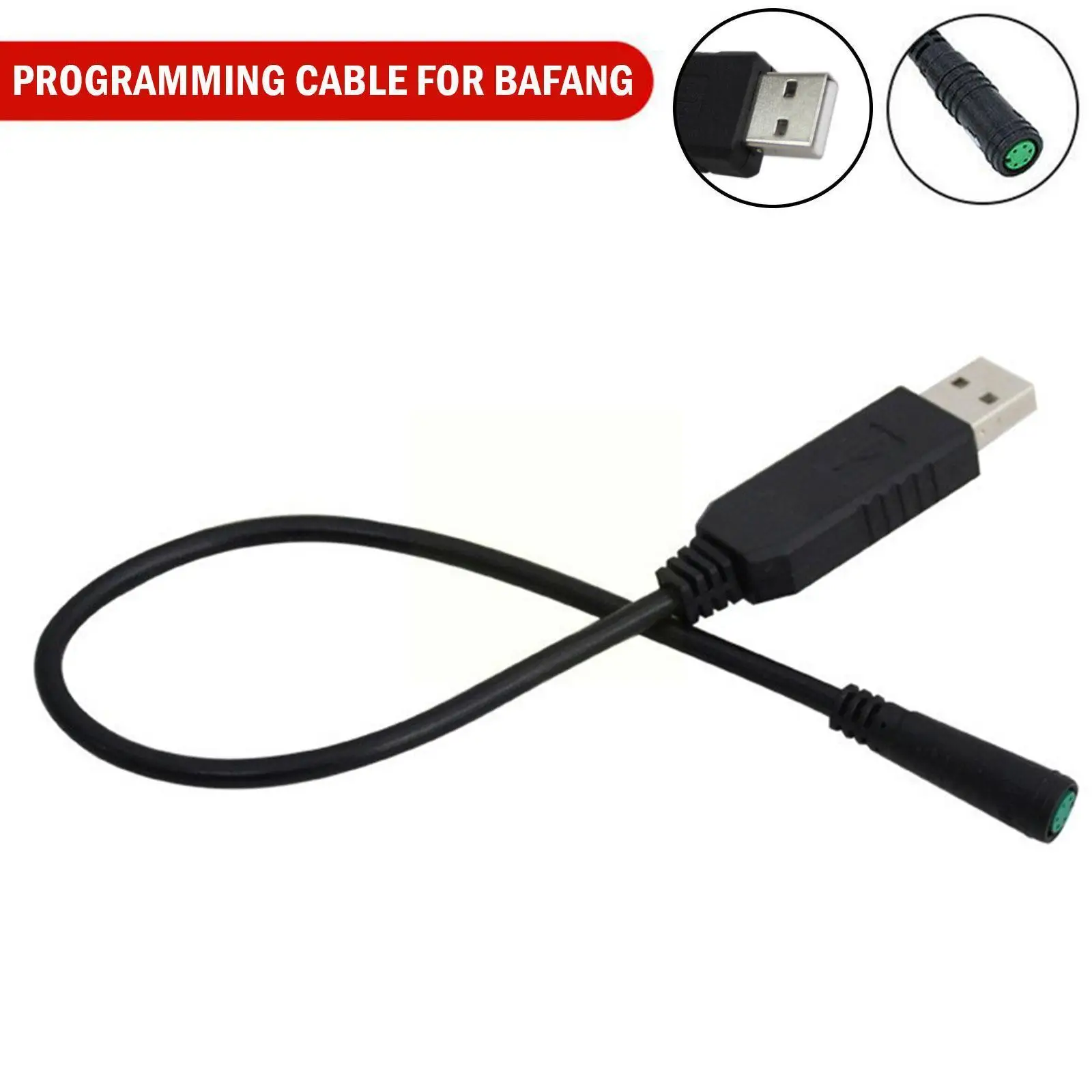 USB Programming Cable For Bafang BBS01B BBS02B BBSHD Mid Drive / Center Electric Bike Motor Programmed Cable P4M4
USB Programming Cable For Bafang BBS01B BBS02B BBSHD Mid Drive / Center Electric Bike Motor Programmed Cable P4M4