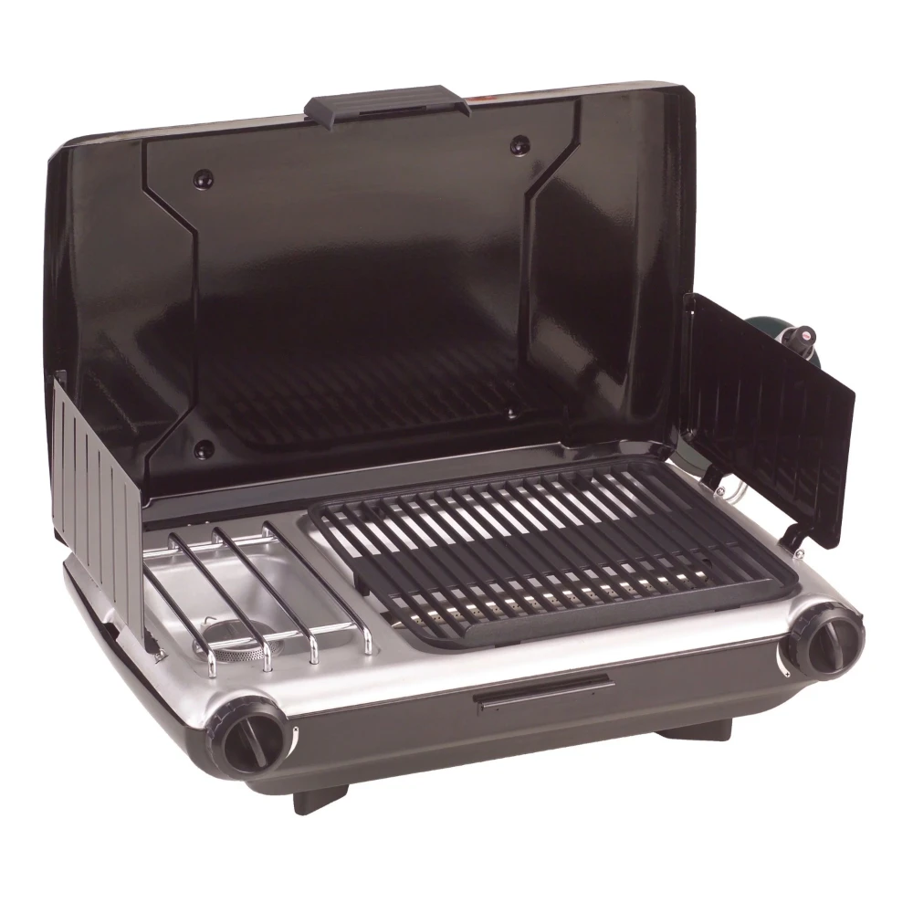 2 Adjustable Burner Propane Camping Stove Wind Block Panels 2-in-1 Design Up To 20,000 Total BTUs
2 Adjustable Burner Propane Camping Stove Wind Block Panels 2-in-1 Design Up To 20,000 Total BTUs