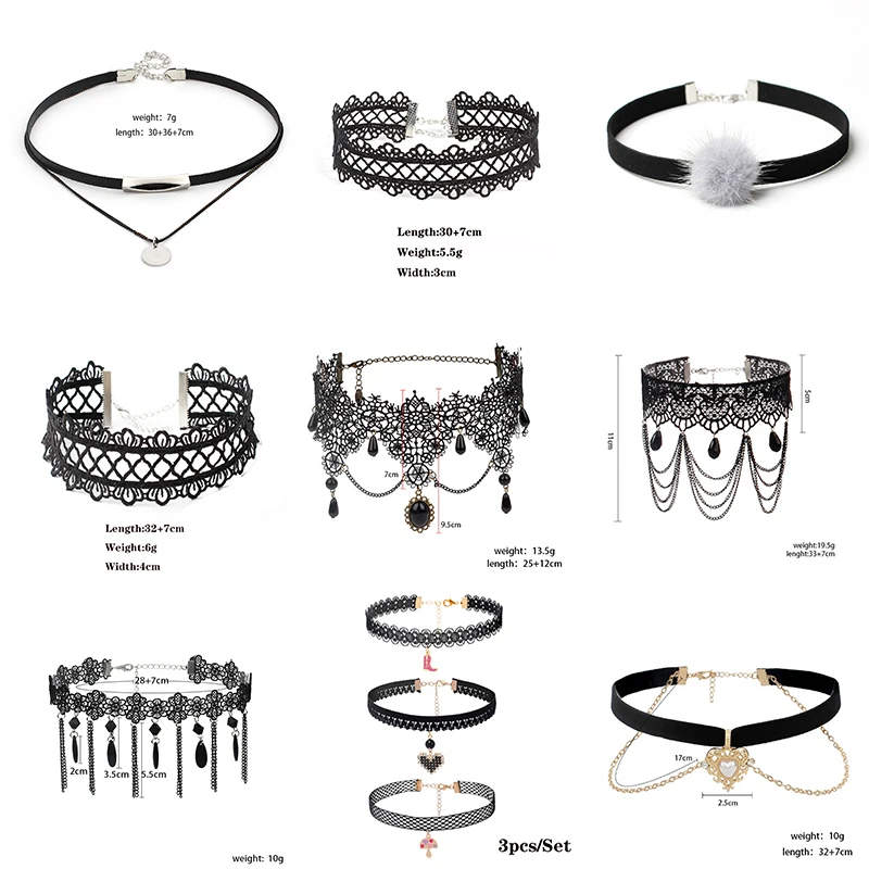 Vintage Crystal Pendant Hollow Lace Choker Necklace for Women Punk Plush Ball Love Clavicle Chain Jewelry on The Neck Cosplay
Vintage Crystal Pendant Hollow Lace Choker Necklace for Women Punk Plush Ball Love Clavicle Chain Jewelry on The Neck Cosplay