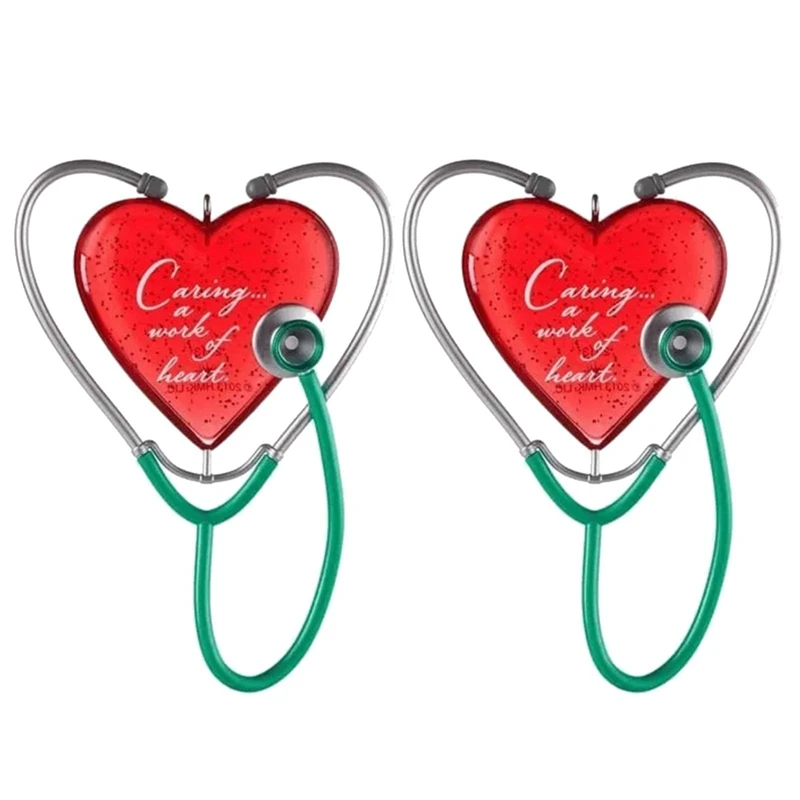 Christmas Heart Stethoscope Decoration, 2024 Stethoscope Caring Heart Work Pendant, Heart Health Wishes Pendant
Christmas Heart Stethoscope Decoration, 2024 Stethoscope Caring Heart Work Pendant, Heart Health Wishes Pendant