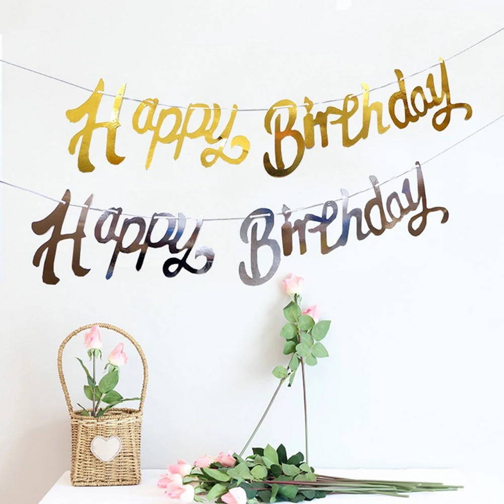 Happy Birthday Letter Banner First Boy Girl Party Decoration Adult Kids Baby 1st One Year Paper Garland Bunting Supplies
Happy Birthday Letter Banner First Boy Girl Party Decoration Adult Kids Baby 1st One Year Paper Garland Bunting Supplies