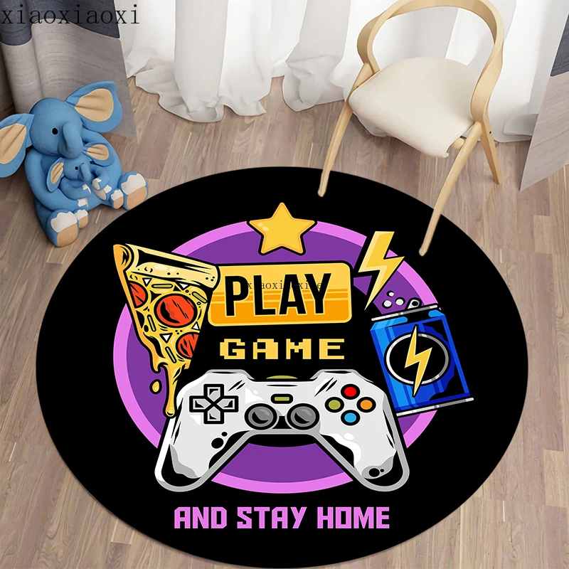 Cartoon Game Handle Round Carpet Living Room Mat Kids Floor Carpet Bathroom Mat Kids Room Door Mat Bedroom Carpet Home Decor
Cartoon Game Handle Round Carpet Living Room Mat Kids Floor Carpet Bathroom Mat Kids Room Door Mat Bedroom Carpet Home Decor