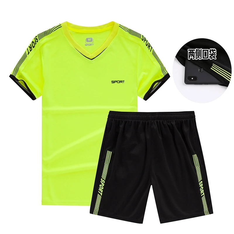 Fashion New Tracksuit Men T-shirt Shorts Set Quick Dry Short Sleeve Mens Clothes Outdoor Casual Sportswear 2 Piece Set Sweatsuit
Fashion New Tracksuit Men T-shirt Shorts Set Quick Dry Short Sleeve Mens Clothes Outdoor Casual Sportswear 2 Piece Set Sweatsuit