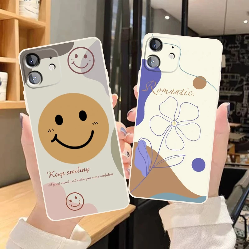 Soft Phone Case For iPhone 13 Mini 11 Pro 12 MAX X XR XS 8 7 Plus 6 6s SE 2020 Flower Smiley Soft Back Black Funda Carcasa
Soft Phone Case For iPhone 13 Mini 11 Pro 12 MAX X XR XS 8 7 Plus 6 6s SE 2020 Flower Smiley Soft Back Black Funda Carcasa