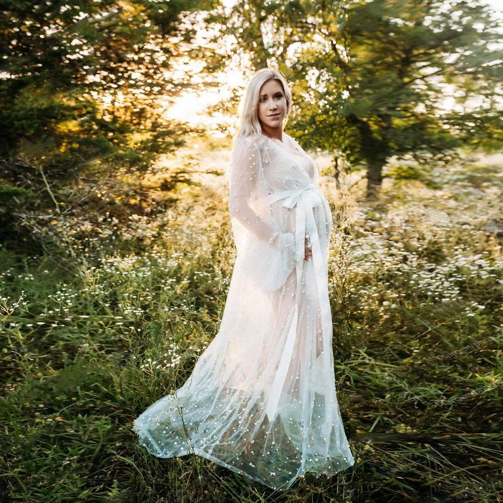 Photography Bridal Dress White abiye abendkleider Sleeve Pearls Long Maternity Dresses For Baby Shower Vestido De Festa Longo
Photography Bridal Dress White abiye abendkleider Sleeve Pearls Long Maternity Dresses For Baby Shower Vestido De Festa Longo