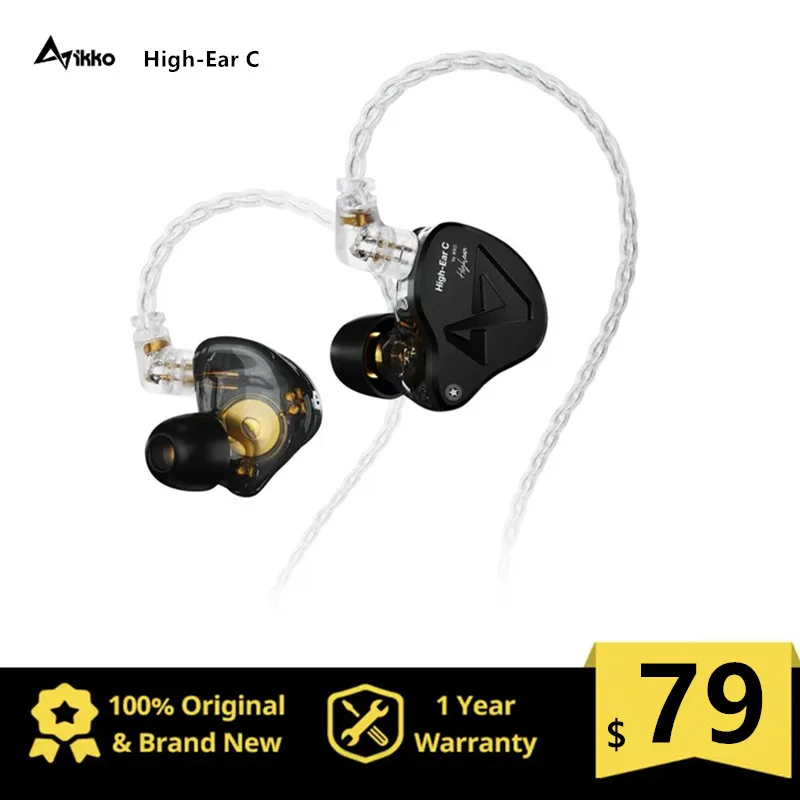 iKKO High-Ear C Wired Earphone HIFI Headphones 23Ω 108dB 20-40KHz Monitoring Grade IEMs Headset Music Earbuds In Ear Monitor
iKKO High-Ear C Wired Earphone HIFI Headphones 23Ω 108dB 20-40KHz Monitoring Grade IEMs Headset Music Earbuds In Ear Monitor