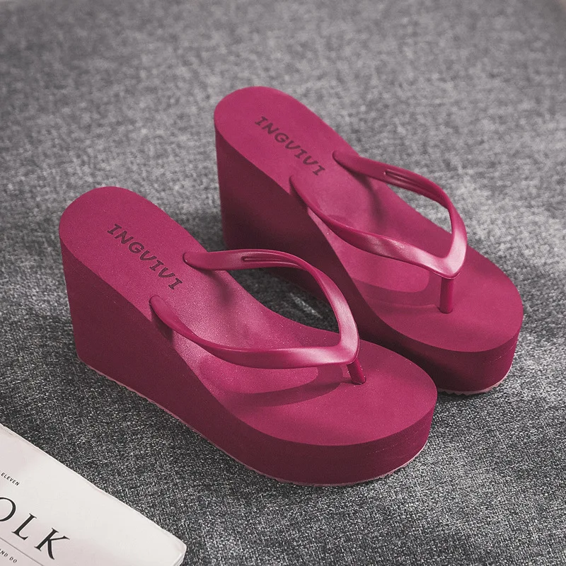 Summer Women EVA Thick High Heel Wedges Slippers Fashion 2022 Female Beach Flops Sandalias Platform Causal Solid Claquette Femme
Summer Women EVA Thick High Heel Wedges Slippers Fashion 2022 Female Beach Flops Sandalias Platform Causal Solid Claquette Femme