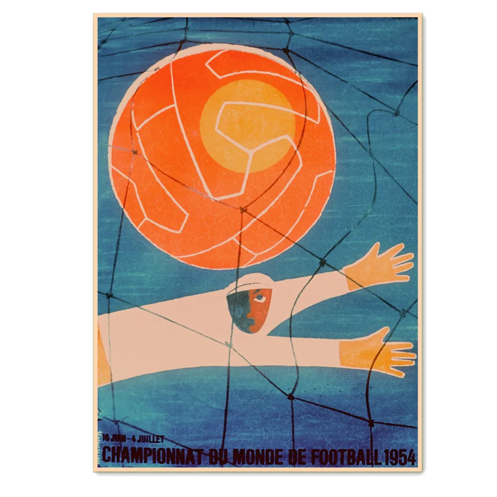 "Switzerland1954 WORLD CUP" Vintage Football Posters Painting Wall Sticker Brown Retro Matte Kraft Paper Print Art Home Decor 4
"Switzerland1954 WORLD CUP" Vintage Football Posters Painting Wall Sticker Brown Retro Matte Kraft Paper Print Art Home Decor 4