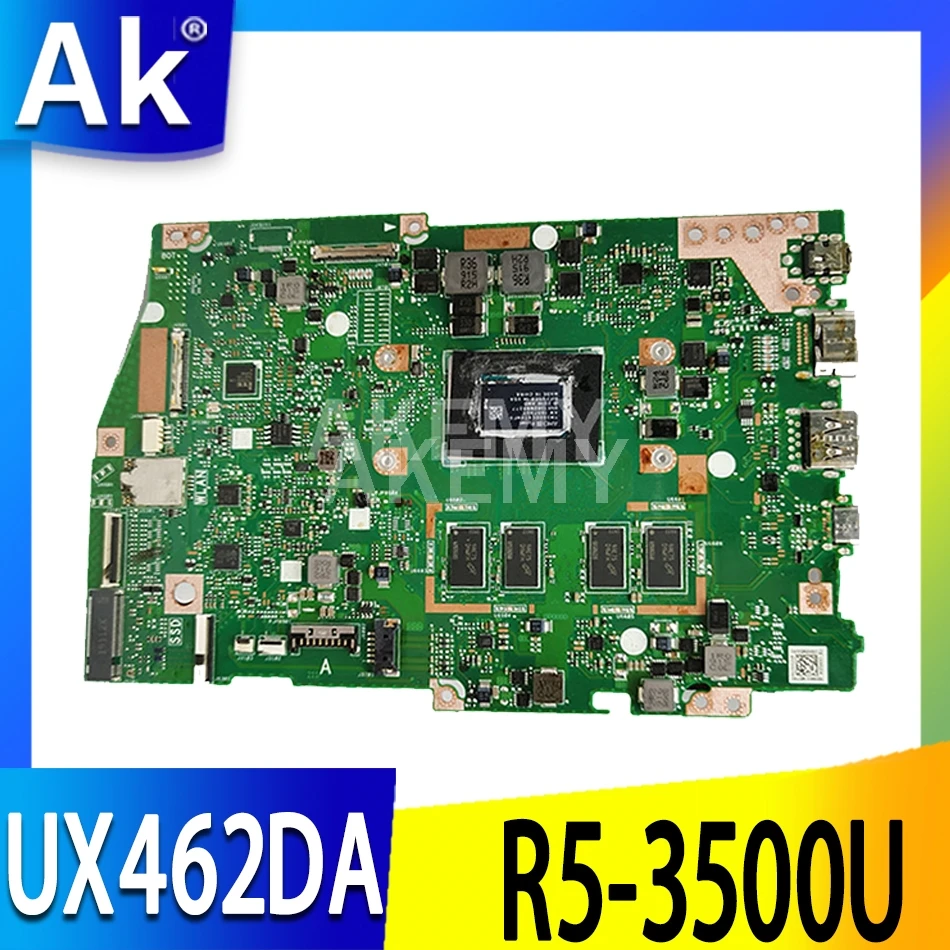Akemy For ASUS ZenBook 14 UX462 UX462DA Laotop Mainboard UX462DA Motherboard R5-3500U CPU 16G RAM test free shipping
Akemy For ASUS ZenBook 14 UX462 UX462DA Laotop Mainboard UX462DA Motherboard R5-3500U CPU 16G RAM test free shipping