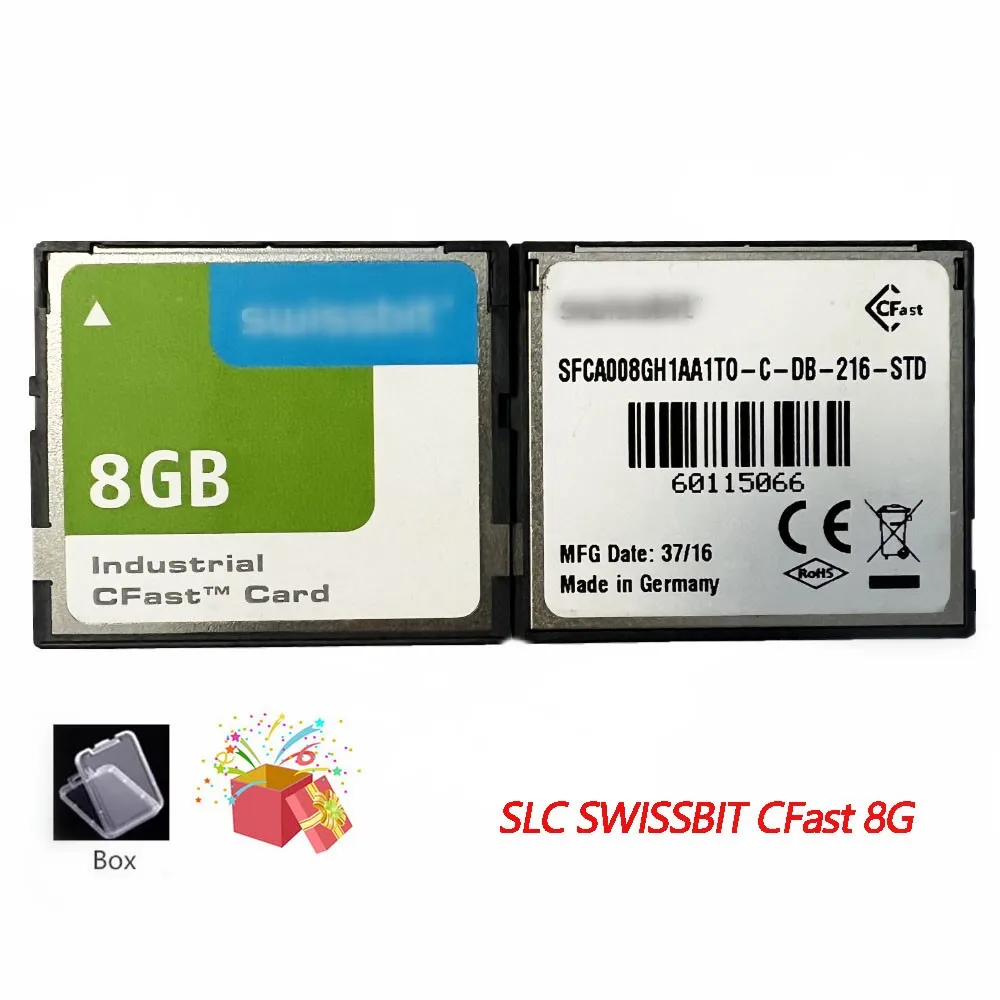 Original SWISSBIT CFast 8G Memory Card Industrial Grade Wide Temperature SLC Industrial Control Equipment CFAST Flash Card
Original SWISSBIT CFast 8G Memory Card Industrial Grade Wide Temperature SLC Industrial Control Equipment CFAST Flash Card