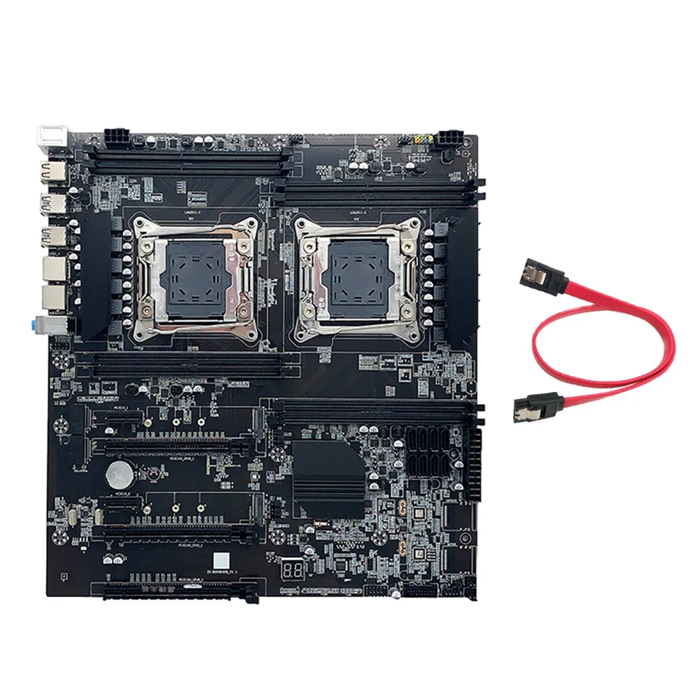 X99 Dual-Socket Mining Motherboard LGA2011-3 Dual CPU DDR4 Memory Slots 8X SATA2.0 NVME M.2 Desktop Server Motherboard
X99 Dual-Socket Mining Motherboard LGA2011-3 Dual CPU DDR4 Memory Slots 8X SATA2.0 NVME M.2 Desktop Server Motherboard