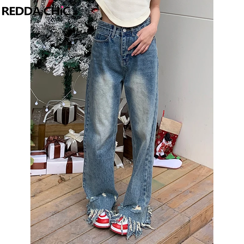 Рваные женские мешковатые джинсы REDDACHiC, уличная одежда в Корейском стиле, широкие брюки в стиле Харадзюку Gyaru, модные длинные винтажные штан...
Рваные женские мешковатые джинсы REDDACHiC, уличная одежда в Корейском стиле, широкие брюки в стиле Харадзюку Gyaru, модные длинные винтажные штан...