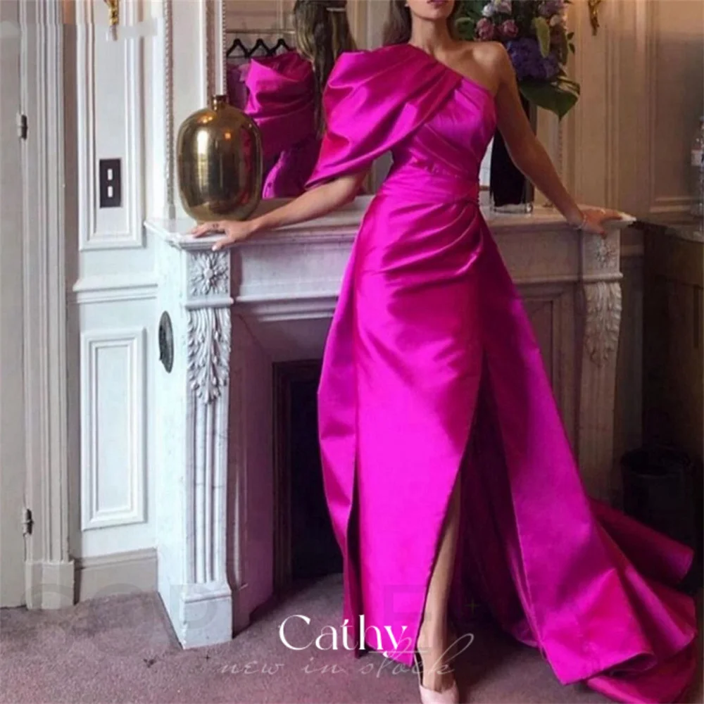 Женское вечернее платье с юбкой годе Cathy, розовое платье на одно плечо, с разрезом сбоку, для выпускного вечера, 2023
Женское вечернее платье с юбкой годе Cathy, розовое платье на одно плечо, с разрезом сбоку, для выпускного вечера, 2023
