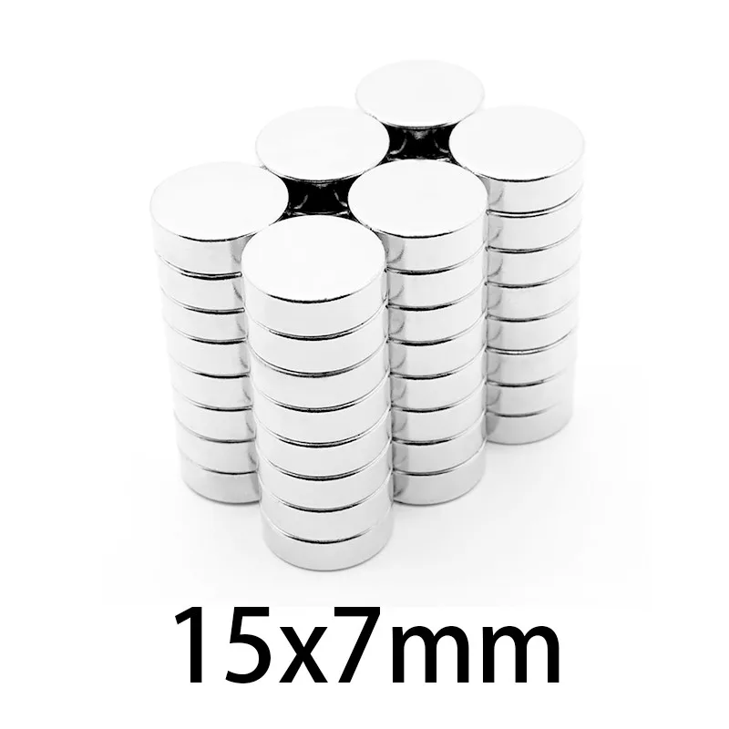 5pcs N35 Neodymium 15x7mm Round sheet Magnets rare earth magnetic micro NdFeB super Strong circle Powerful 15*7mm Magnet
5pcs N35 Neodymium 15x7mm Round sheet Magnets rare earth magnetic micro NdFeB super Strong circle Powerful 15*7mm Magnet