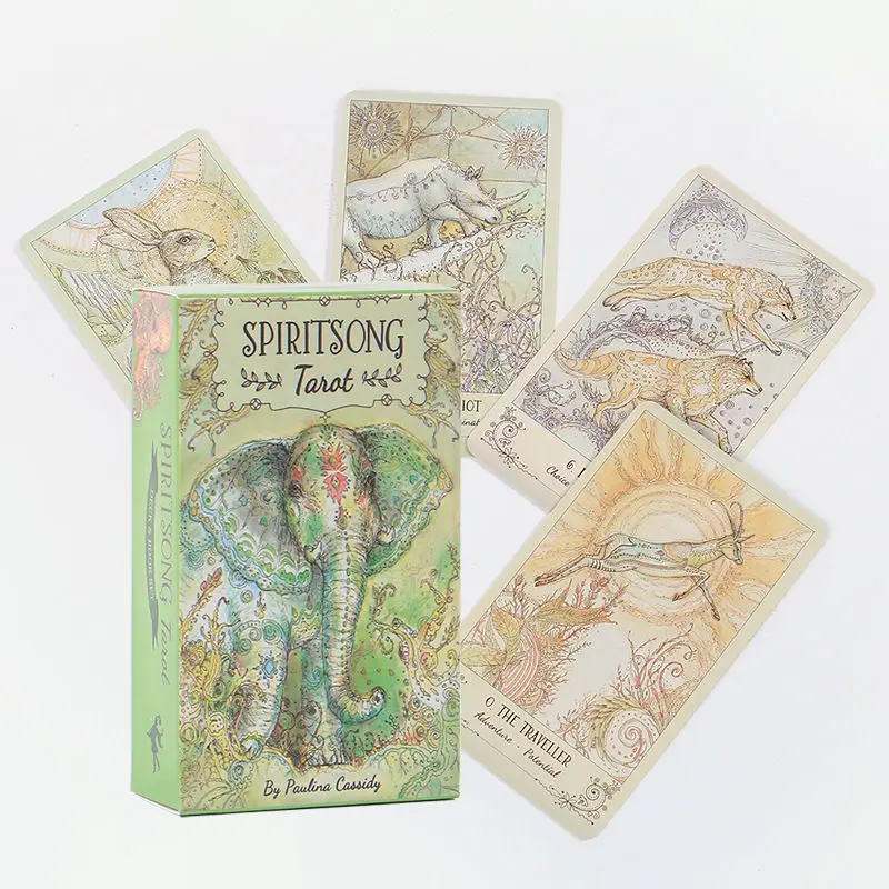 Hot Selling Tarot Board Game Card Full English HD Animation Portable Playing Board divination Game Spiritsong Tarot cards
Hot Selling Tarot Board Game Card Full English HD Animation Portable Playing Board divination Game Spiritsong Tarot cards
