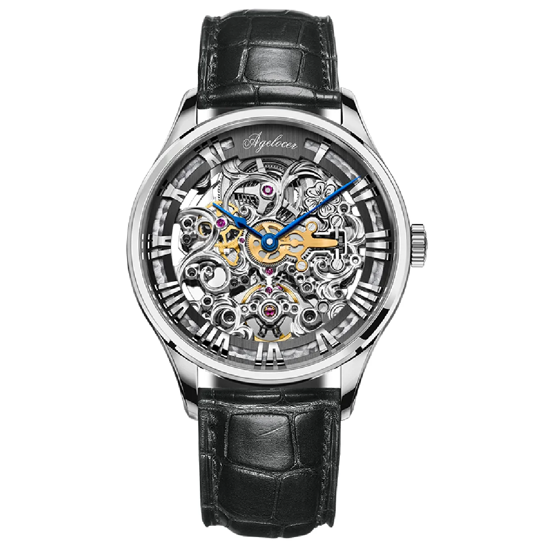 AGELOCER Original Brand Men Automatic Mechanical Watch Skeleton Military Relogio Male Montre Men Watches Relojes Hombre
AGELOCER Original Brand Men Automatic Mechanical Watch Skeleton Military Relogio Male Montre Men Watches Relojes Hombre