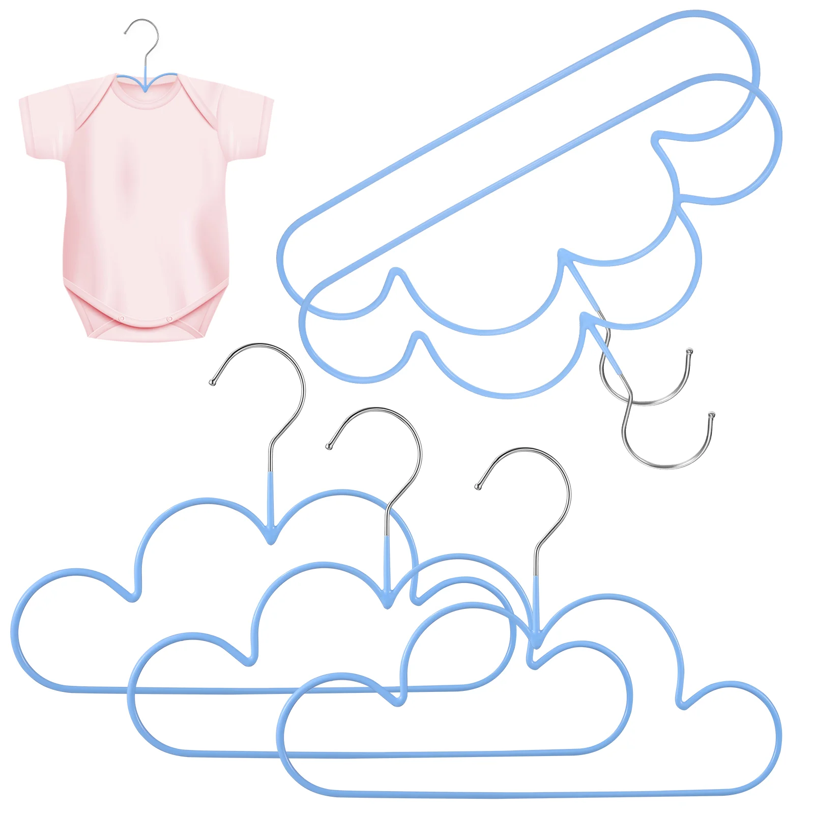 Hangers Clothes Hangerkids Clothing Children Durable Clouddecorative Lovely Blue Pack 5 Nursery Heavy Shaped Skirt Closet Coat
Hangers Clothes Hangerkids Clothing Children Durable Clouddecorative Lovely Blue Pack 5 Nursery Heavy Shaped Skirt Closet Coat
