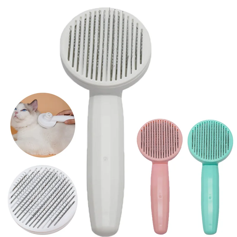 Cats Comb Pet Cat Brush Hair Removes Dog Hair Combs Self Cleaning Slicker Brush Cats Grooming Tool for Dogs Pet Supplies
Cats Comb Pet Cat Brush Hair Removes Dog Hair Combs Self Cleaning Slicker Brush Cats Grooming Tool for Dogs Pet Supplies