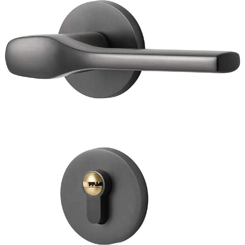 Living Room Bedroom Indoor Mute Door Lock Accessories Aluminum Alloy One-piece Split Door Handle 1 Set Door Lock
Living Room Bedroom Indoor Mute Door Lock Accessories Aluminum Alloy One-piece Split Door Handle 1 Set Door Lock