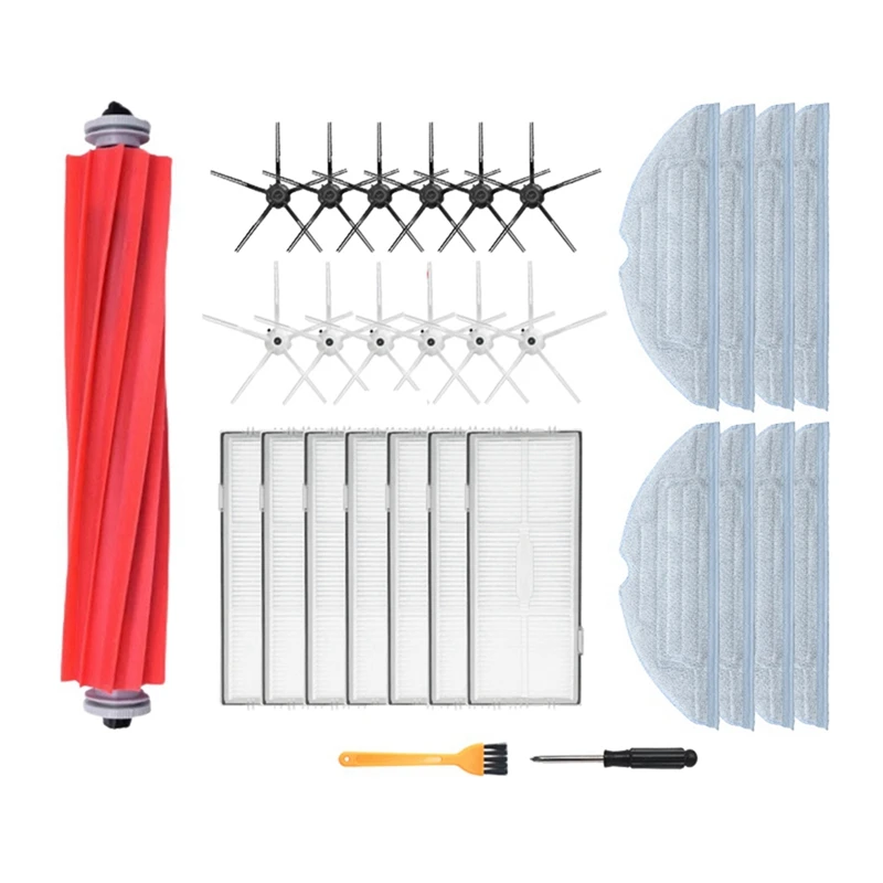For Roborock S7 Maxv Ultra Robot Vacuum Cleaner Brush Side Brush HEPA Filter Rag Replacement Accessories
For Roborock S7 Maxv Ultra Robot Vacuum Cleaner Brush Side Brush HEPA Filter Rag Replacement Accessories