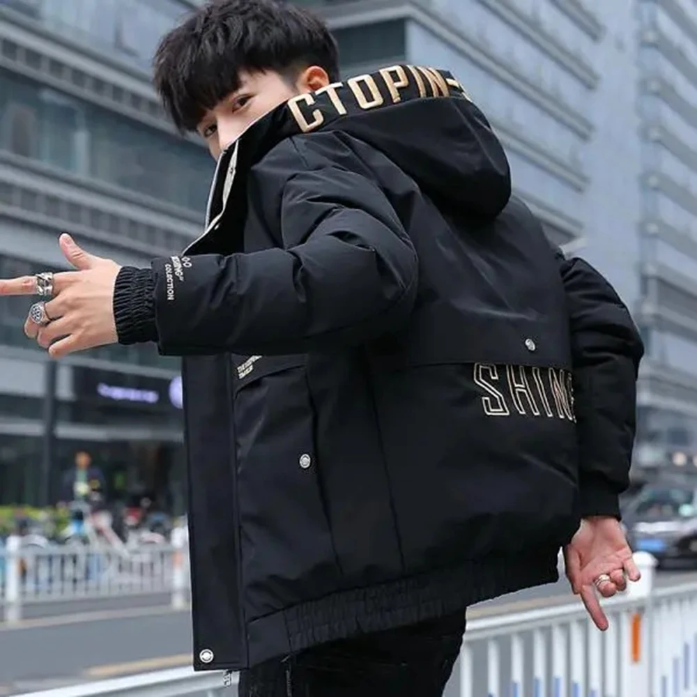 2023 New Letter Cotton Coat Men's Autumn and Winter Fashion Brand Short Cotton Coat Work Clothes Windproof and Warm Cotton Jacke
2023 New Letter Cotton Coat Men's Autumn and Winter Fashion Brand Short Cotton Coat Work Clothes Windproof and Warm Cotton Jacke