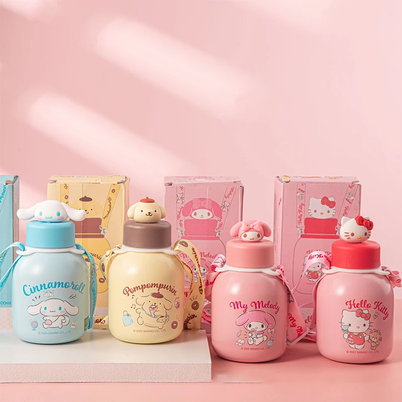 Sanrio Thermos Pompompurin Cinnamoroll My Melody Hello Kitty Stainless Steel Tumbler Kawaii Mini Children's Water Cup
Sanrio Thermos Pompompurin Cinnamoroll My Melody Hello Kitty Stainless Steel Tumbler Kawaii Mini Children's Water Cup