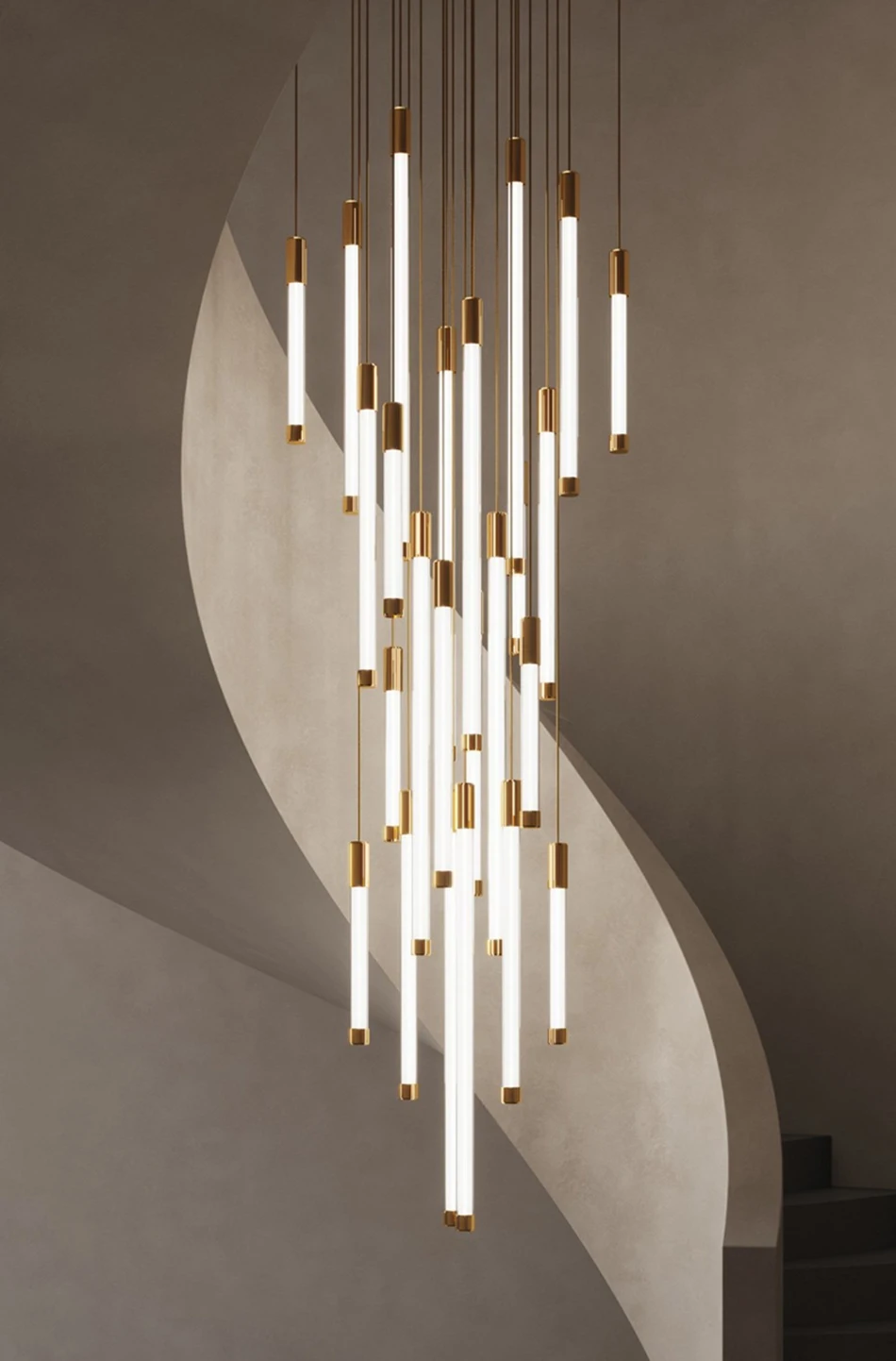 Luxury Design Long LED Chandelier For Staircase Modern Living Room Lobby Hang Light Fixture Large Home Decor Lamp
Luxury Design Long LED Chandelier For Staircase Modern Living Room Lobby Hang Light Fixture Large Home Decor Lamp